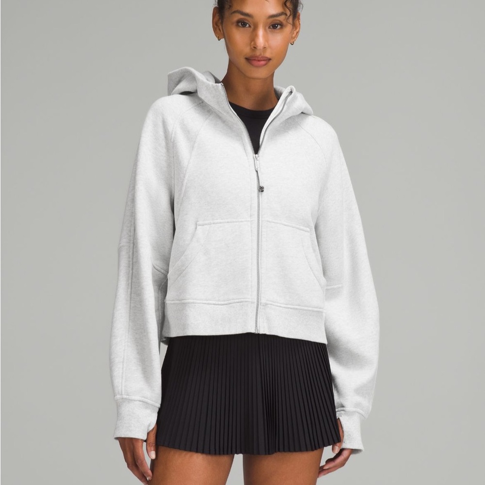 Lululemon Scuba Oversized Full Zip Hoodie M/L BNWT Heather Grey